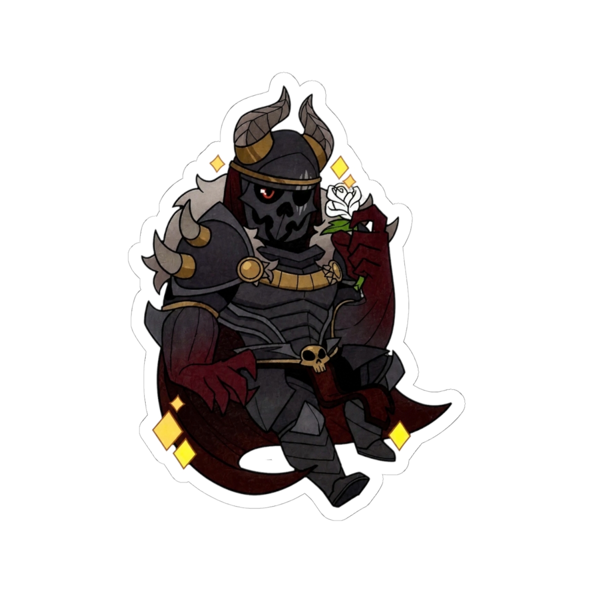 Modeus Sticker | Bold Vinyl Decal for Everyday Style | Suitor Armor - alternate angle 1, merchandise