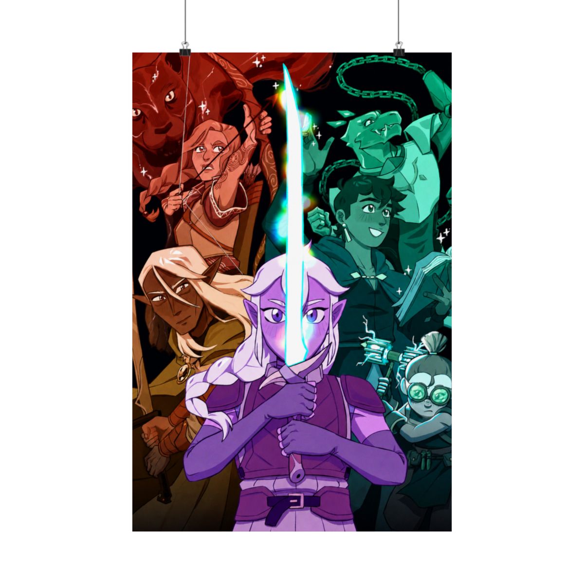 Print Brie and the Borrowed Blade | Promotional Poster | Suitor Armor