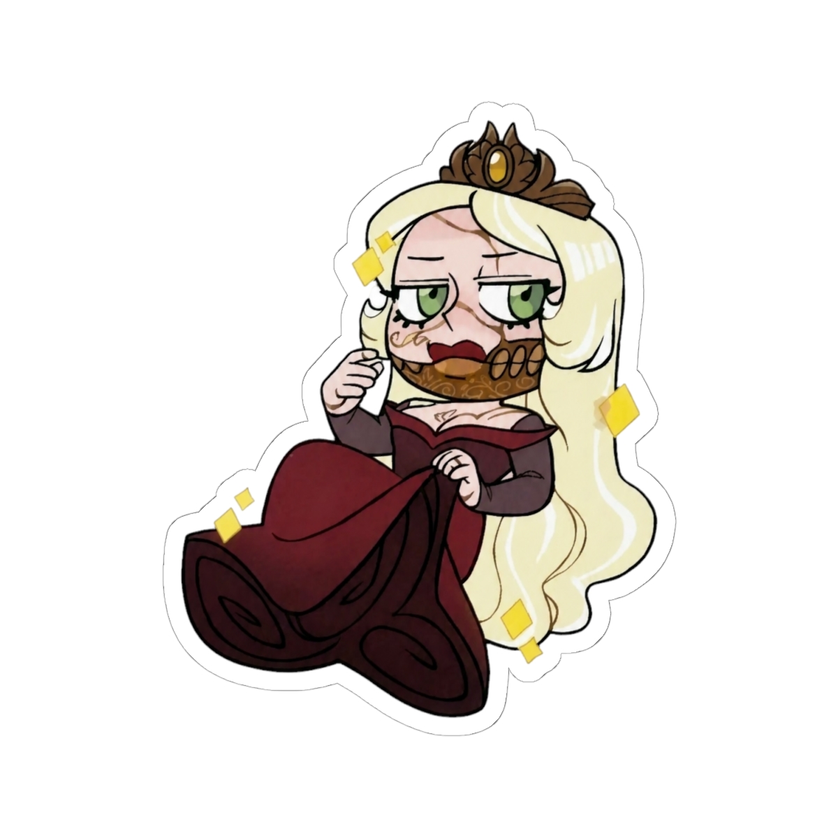 Sticker Kirsi Queen | Suitor Armor - alternate angle 1, merchandise